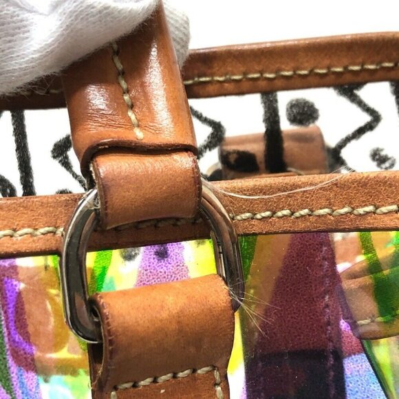 PRADA Venetian print Tote Bag Vinyl/Leather Multicolore/SilverHardware - Picture 4 of 16